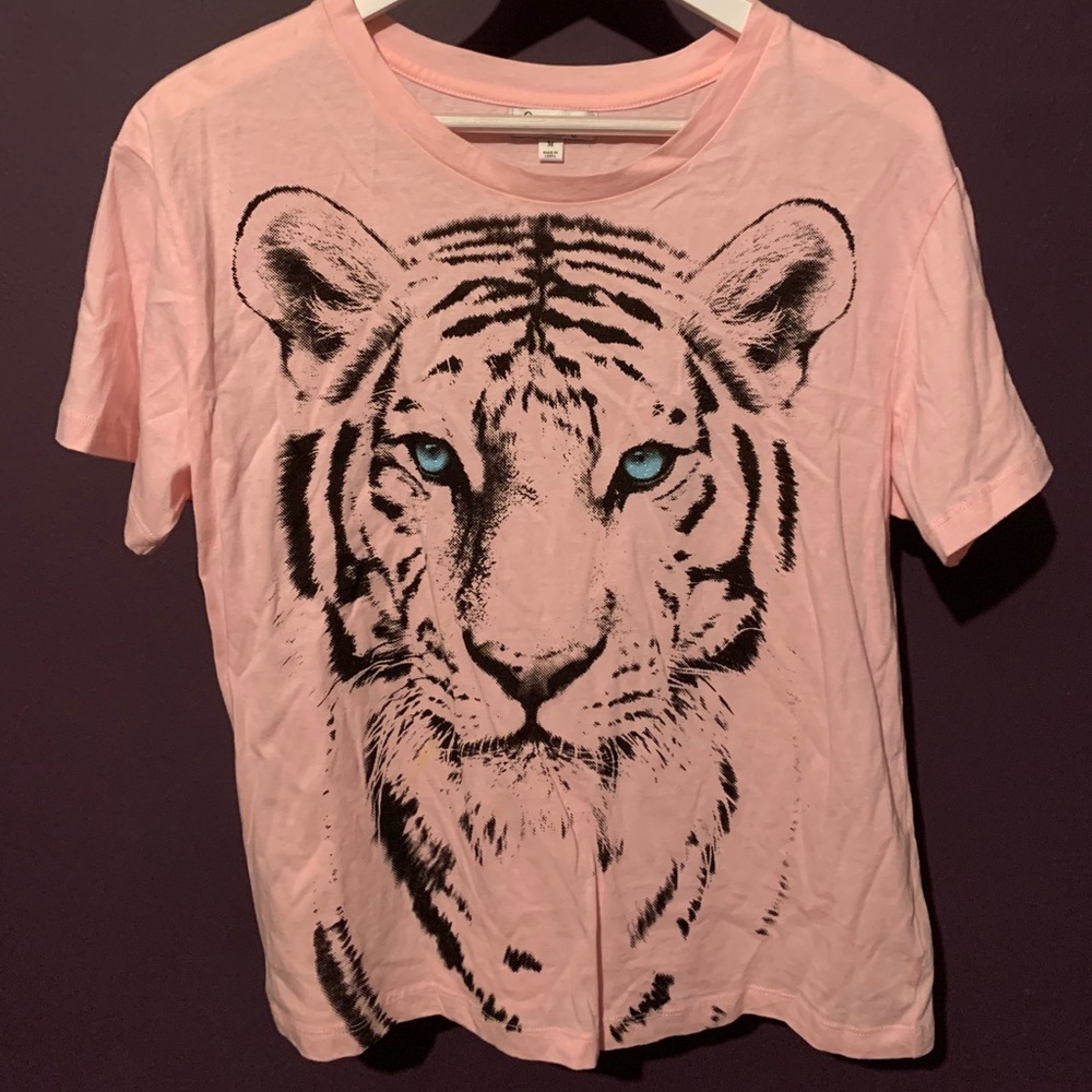 Pink Tiger Short Sleeve Tee Shirt